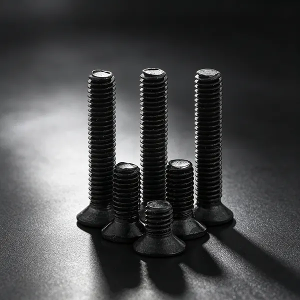 black oxide Phillips machine screws for OEM assemblies