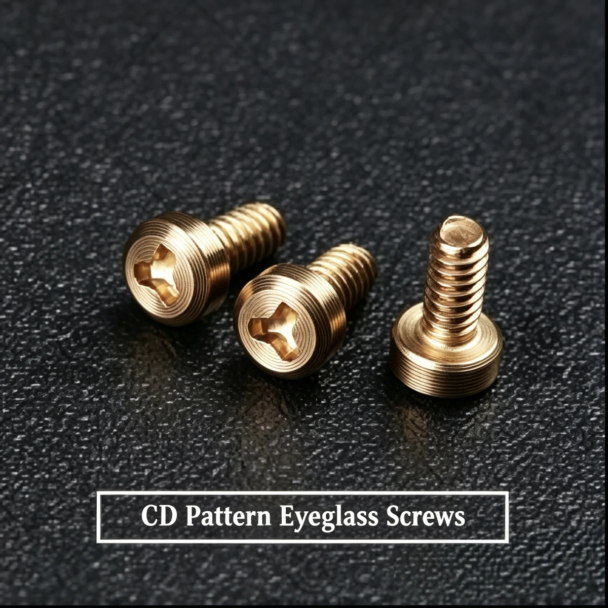Precision Micro Decorative Cd Pattern Brass Eyeglass Screws