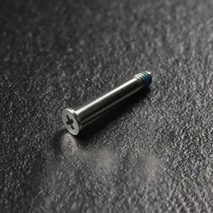 Precision Micro Decorative Phillips Ultra Low Profile Shoulder Screw With Nylon Patch